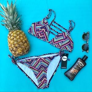 Tribal Print Bikini Set